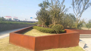 包头耐候钢挡土墙